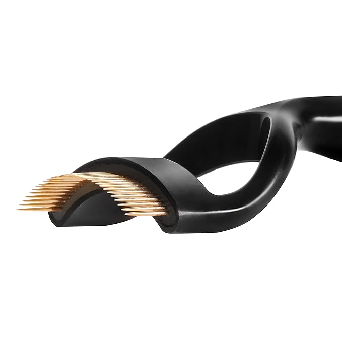 Tweezerman Eyelash Comb for Round Eyes, Premium Lashcombo 60, Black
