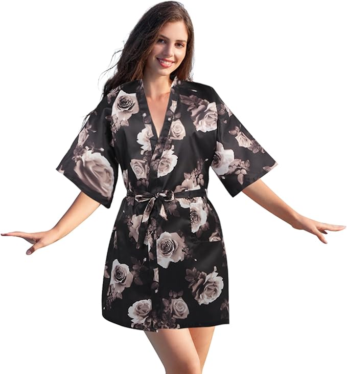 Salon Client Gown Robes Cape Hair Cutting Smock with Adjustable Tie for Hair Cutting Barber Hairstyling