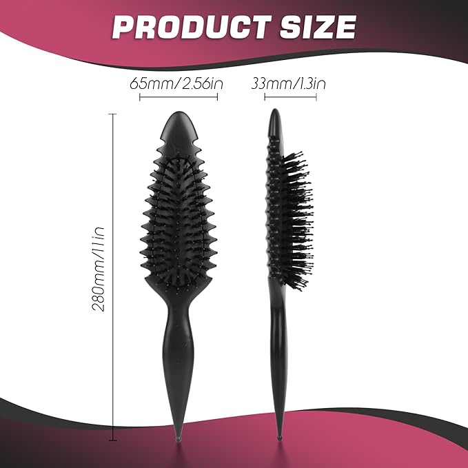 Candy Brush Curl Defining Hair Brush for Effortlessly Detangling Shaping and Styling Curls, Curl Brushes with EdgeLift for All Wet or Dry Hair Types for Women and Girl, Reduce Pulling and Frizzing