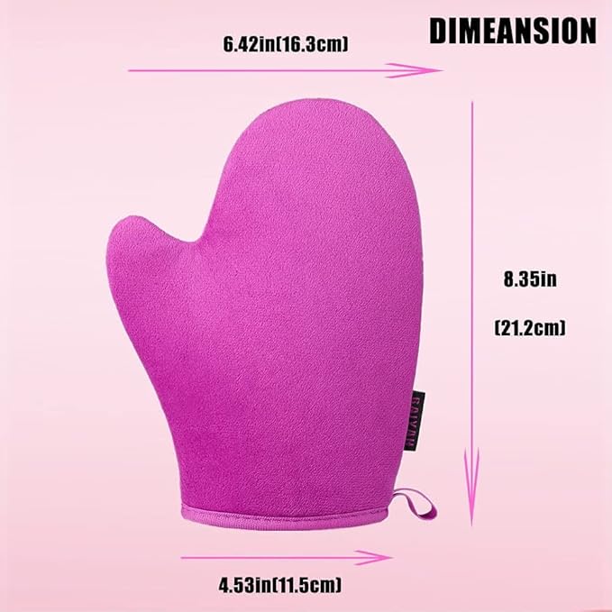 GAIYAH Self Tanning Mitt Applicator - Self Tanning Mitten Self Tanner Mitt Applicator Self Tanning Glove for Self Tan Mitt Applicator Sunless Tanning Mitts Tan Mitten for Tanning Lotion, Mousse, Spray