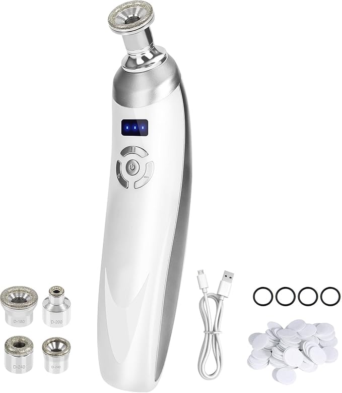 Diamond Professional Microdermabrasion Machine, Portable Dermabrasion Crystal for Facial Skin Care Tool,Face Blackhead Remover Devices Kit,Home Use Microderm Equipment for Women Men