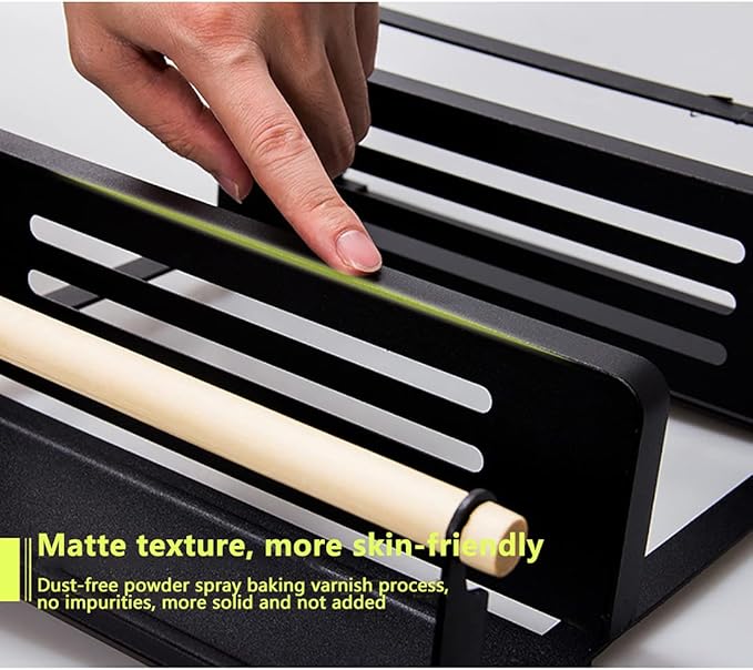 Multi-Layer Magnet Rack, Refrigerator Racks Bathroom Countertop Storage Shelf Cosmetic Organizer Holder Kitchen Spice Rack, Decorative Storage,Black