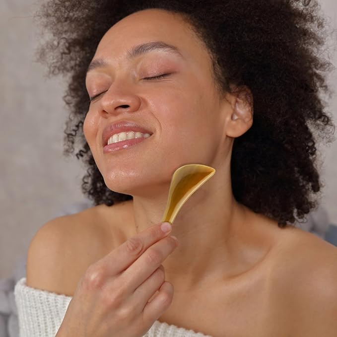 ideayard Gua Sha Facial Tool - Acupressure & Gua Sha, Fascia Release Tool for Face, Neck, Jawline Sculpting and Puffiness Reducing, Acupuncture Pen