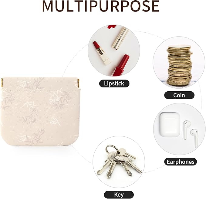 RIGHT AWAY 3 PCS Small Makeup Bag for Purse,Mini Cosmetic Organizer Make Up Bag for Women,Squeeze Coin Purse Pouch,Portable Tiny Makeup Pouches for Cosmetic Accessories,Lipstick, Jewelry, Card, Coins