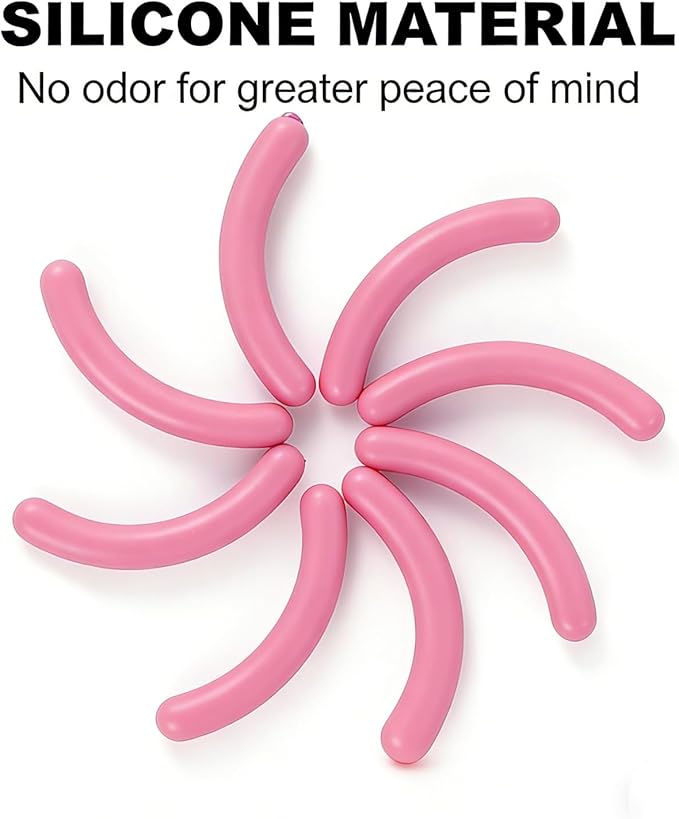 36Pack Pink Compatible with Real Techniques Eyelash Curler Refills, Silicone Rubber Eye lash Curlers Refill Compatible with Real Techniques Miracle Eyelash Curler.