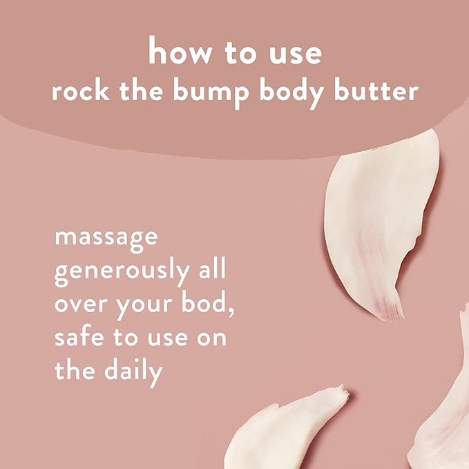 The Honest Company Mama Body and Belly Bump Love Bundle, Moisturizing Plant Based Oil and Stretch Mark Butter Cream