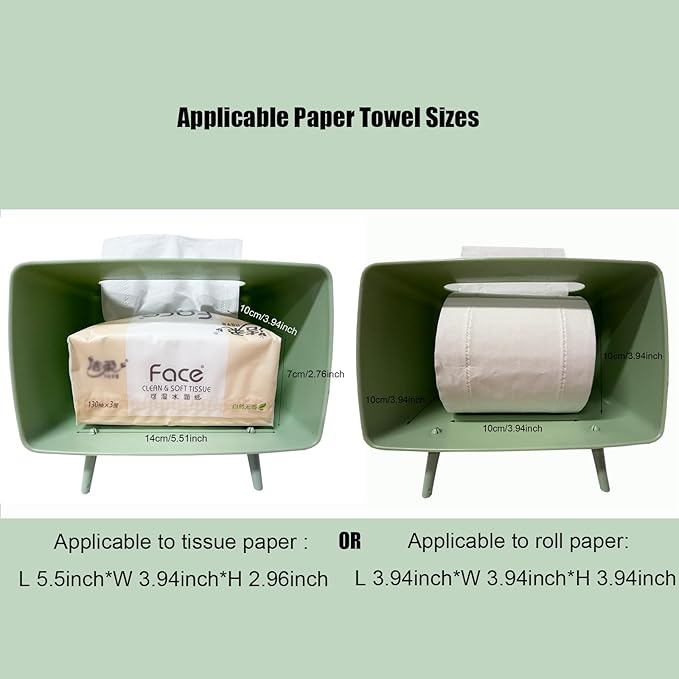Fun Cute TV Tissue Box Holder,Multi Functional Square Tissue Box Cell Phone Holder for All Smartphone Toilet Paper Napkin Box Desktop Decoration for Room Bathroom Kitchen Dining (Pink)
