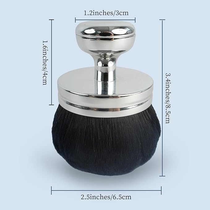 2 Pcs Extra Large Body Makeup Brush, Self Tanner Brush, Self Tanner Back Applicator, Kabuki Brushes for Powder Foundation Bronzer, Leg Makeup Self-Tanning Brushes, Sunscreen Applicator