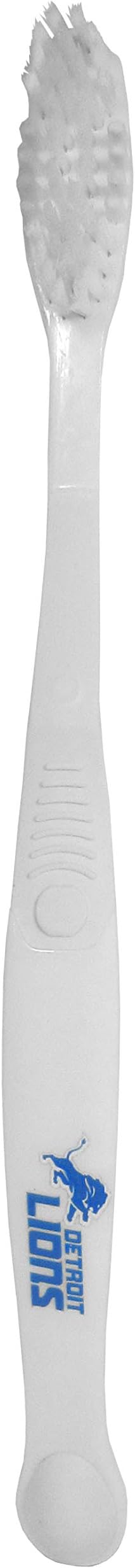 Siskiyou Sports NFL Detroit Lions Solar Powered Unisex Adult Travel Toothbrush and Case, White