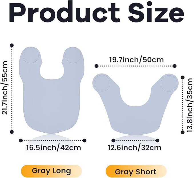 Wokyo Silicone Hair Cutting Collar, Non-slip Hair Cutting Mat Haircut Cape Catcher Neck Wrap Guard Neck Fitting Accessories