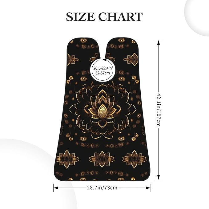 Magic Mushrooms Print Beard Bib Shaving Apron, Beard Hair Trimming Cape Gift For Dad