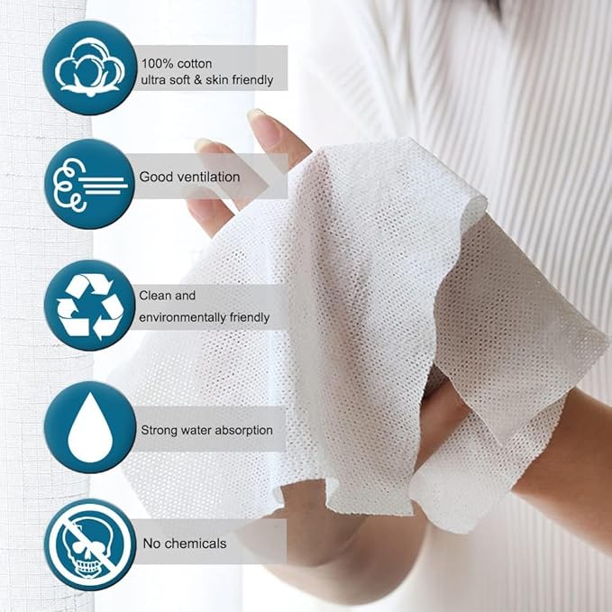 Canned 100 PCS Compressed Towels Portable Mini Compressed Coin Tissue for Travel Sports, Beauty Salon or Home Hand Wipes