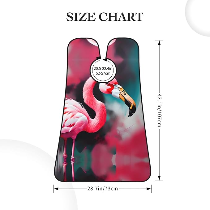 Pinks Cotton Candy Print Beard Bib Shaving Apron, Beard Hair Trimming Cape Gift For Dad