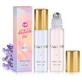 JIASHENG Cuticle Oil, Scented Roll on Cuticle Nail Oil for Nails, Hydrates, Moisturizes, Strengthens, Repairs, Revitalizing for Nails Damage Dry Cuticles, Rose & Lavender, 20 ml