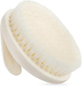 Dry Brushing Body Exfoliating Brush, Anti Slip Body Scrubber for Shower, Shower Body Cleaning Brush for Deep Cleansing & Soften Skin, Improve Circulation (Cream White)
