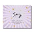 Sassy by Savannah Chrisley Pamper Yourself Kit - Cleansing Balm and Clay Mask with Headband - Perfectly Absorbs Excess Oils for Smoother Skin - Helps Reveal Clearer Complexion - 3 pc Spa Kit