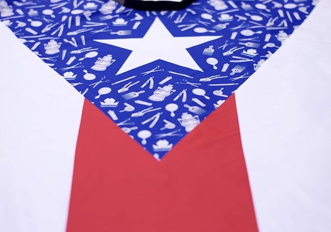 King Midas Puerto Rico Flag Barber Cape Boricua Hair Cutting Cape