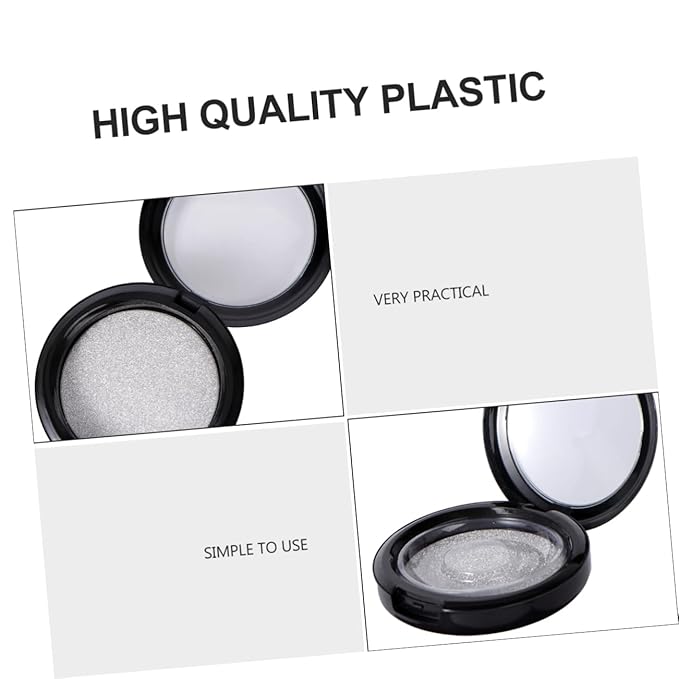 Round False Eyelash Case Plastic Eyelash Packaging Box Organizer and Storage for Home Use Random Color
