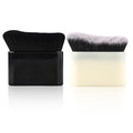 2pcs Self Tanning Brushes, Foundation Tan Bronzing Applicator Spray Back Tanner Makeup Brushes Body Coverage Perfector Brush Face Beauty Blend Sunscreen Brush for Tanning Mousse(Black, White)