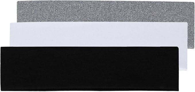 Yoga Headbands for Women, Non Slip Elastic Sweat Hairbands, Solid Color Head Accessories Headscarves Hair Hoop, Sweat-Absorbing Hairbands for Sports, Fitness, Running