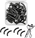 Compatible with Shiseido Eyelash Curler Refill Pads,30Pack Silicone Eye Lash CurlerRefills Fit for Shiseido Eyelash Curler,Black.