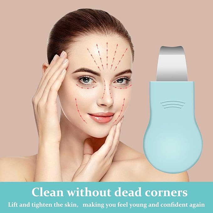 Blackhead Remover Tool,Silicone Face Scrubber, 2 in 1 Nose Pore Scraper for Deep Cleansing,Face Skin Spatula, Nose Black Head Remover, Pore Cleaner Skin Care Tool for Men Women Gifts