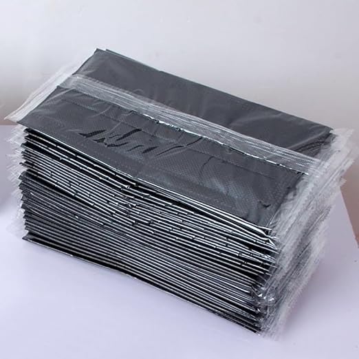 MTYX Black Disposable Face Masks 3 Ply 50PCS - Individually Wrapped - Durable - Odorless - Hygienic
