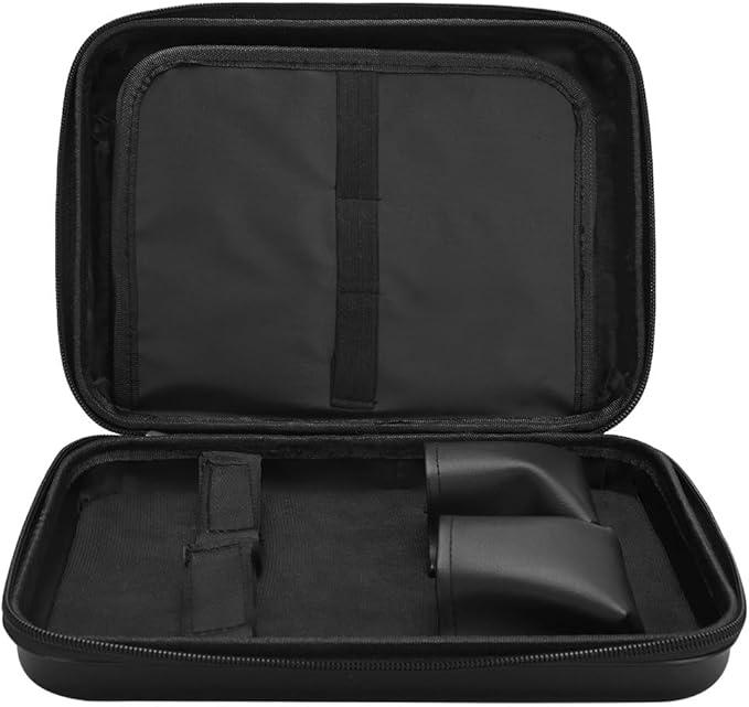 Barber Bag for Clippers Supplies, Sturdy Clipper Storage Case for Barber Accessories, Hair Trimmer Organizer Travel Bag for Men Razor Guard Grooming Kits (Big-Black)