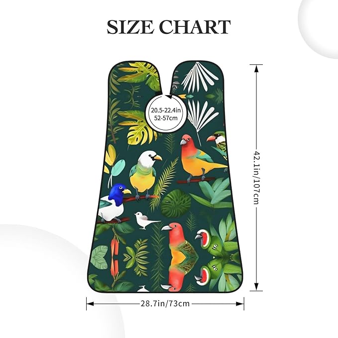 Underwater Scenery Print Beard Bib Shaving Apron, Beard Hair Trimming Cape Gift For Dad