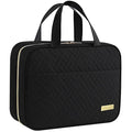 HOTOR Travel Toiletry Bag - Hanging Toiletry Bag for Women & Men, Makeup Bag/Big Comparment, Waterproof for Travel Accessories, Travel Essentials, Large, Black