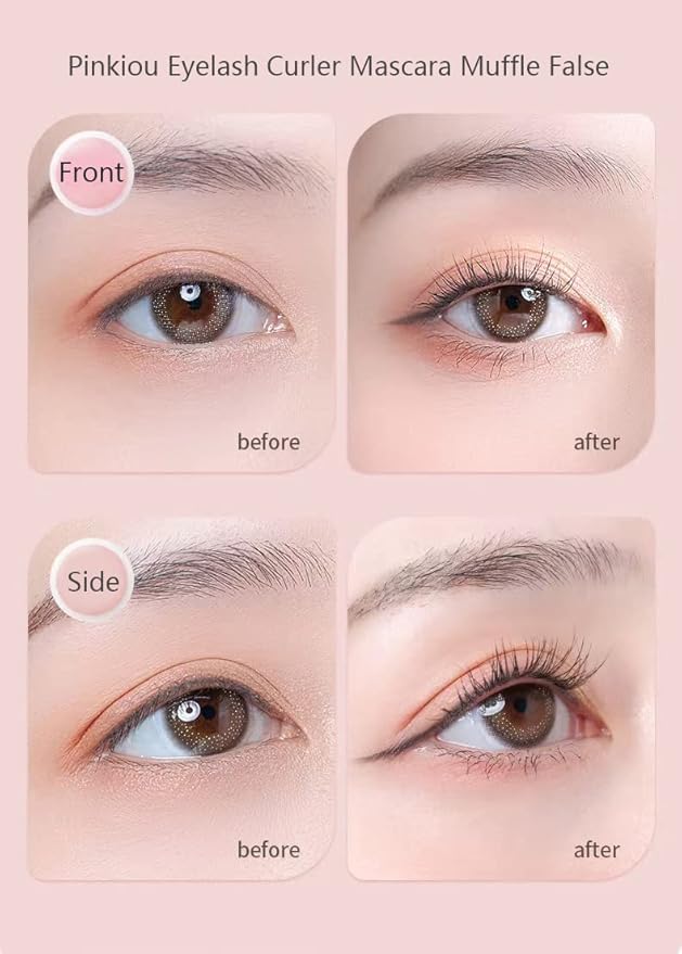 Women's Portable Mini Eyelash Curler Women's Curling Long-Lasting Partial Eyelash Curler, Suitable for Eyelash curlers Without Daily Makeup, use on The go