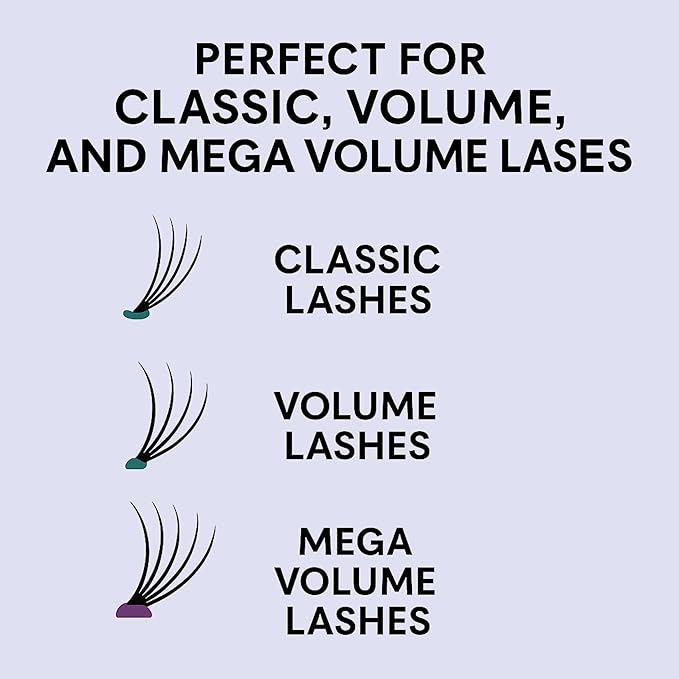 Acrylic Eyelash Storage Box - Holographic Eyelash Extension Organizer Box - Lash Organizer Tiles for Lash Extension - Perfect for Eyelash Holder, Eyelash Case and Eyelash Storage Case (Small)