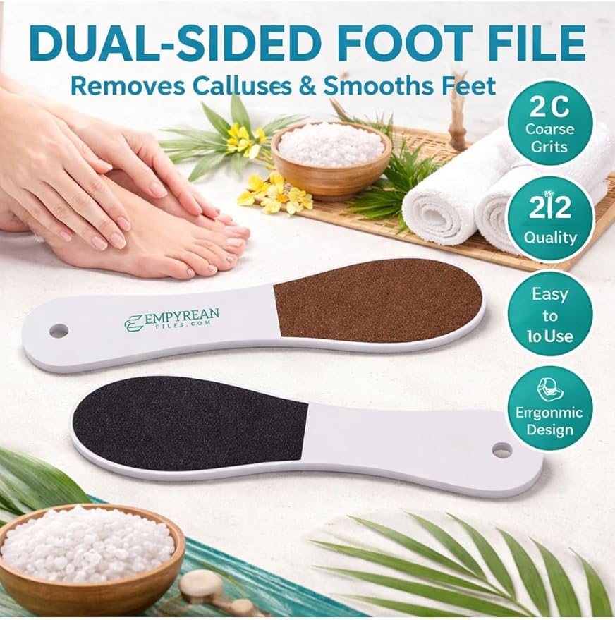 Empyrean Grinder Foot File | Made in USA | Black 080/100 Gold Grit | Callus Remover | Disinfectable Washable Reusable | 1 Piece