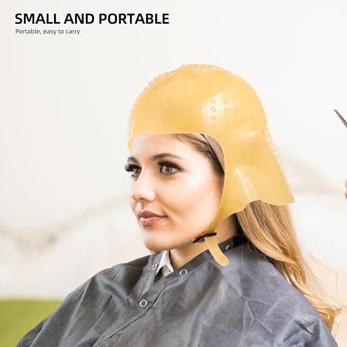 1Set Reusable Hair Coloring Highlighting Cap Silicone Frosting Caps for Precise Hair Highlights Hair Salon Tool for Women and Men