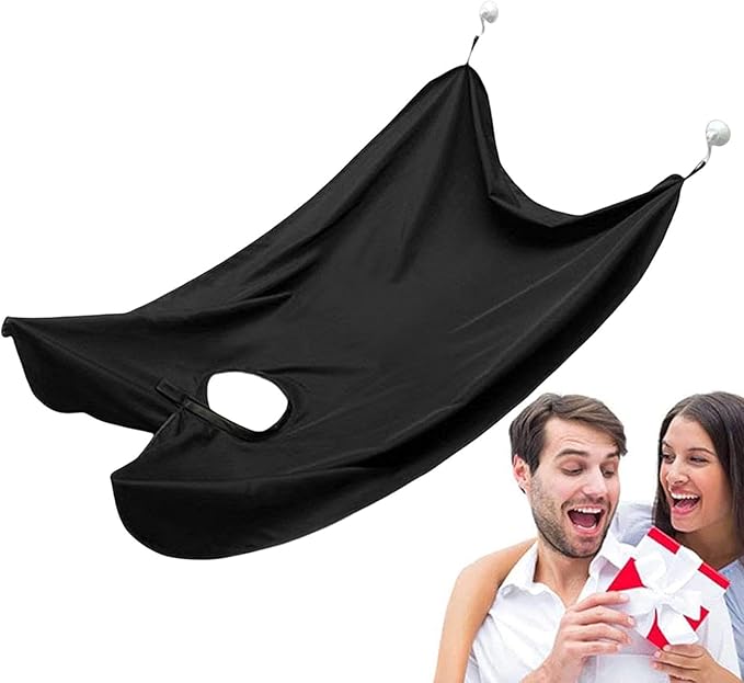 Beard Bib Apron, Beard Catcher with Suction Cups - Best Gifts for Him Men Dad Father Husband, Beard Trimmer Catcher