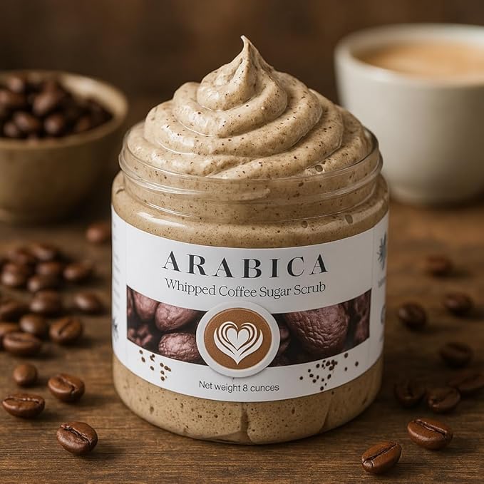 Sugar Scrub Soap Whipped Cream (Coffee Arabica)