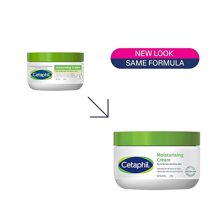 Cetaphil Face & Body Moisturizer, Hydrating Moisturizing Cream for Dry to Very Dry, Sensitive Skin, NEW 8.8 oz, Fragrance Free, Non-Comedogenic, Non-Greasy (Packaging May Vary)
