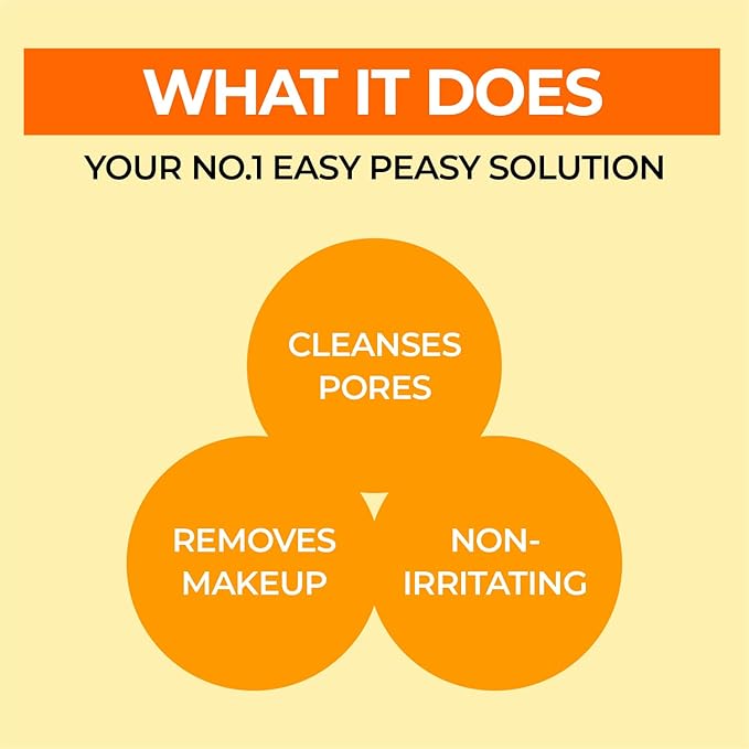 numbuzin No.1 Easy Peasy Cleansing Oil, Lightweight Makeup Remover & Facial Cleanser, Waterproof Makeup & Blackhead Care, Corn & Macadamia Seed Oil, Fragrance-Free, 6.76 fl oz