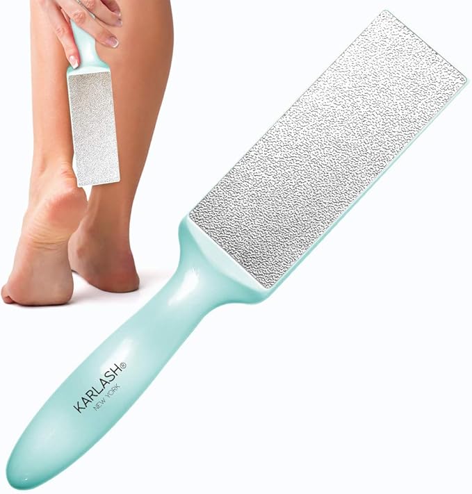 Karlash 2-Sided Nickel Foot File for Callus Trimming and Callus Removal, Mint (1)