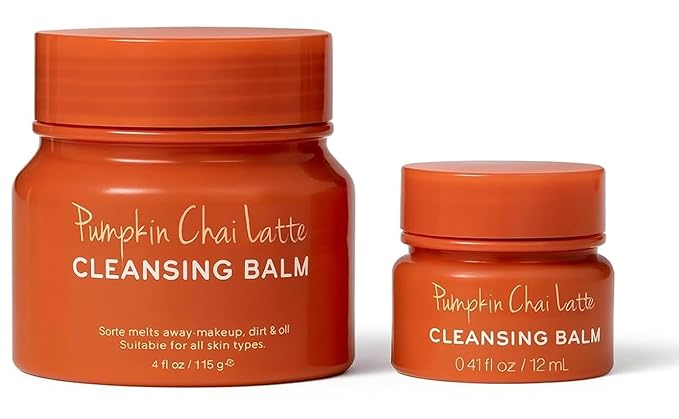 Pumpkin Chai Latte Cleansing Balm, Bonus Travel Size Jar