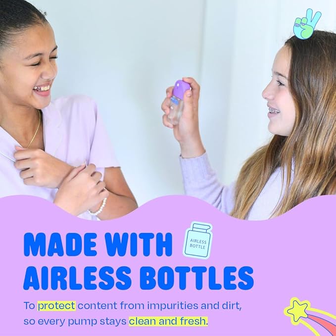 Pipa Skincare Glow Go Facial Mist 30 ml | Organic Rose Water Toner Spray | Alcohol-Free Balancing & Hydrating Face Mist for Kids & Tweens Ages 8 to 13 | Soothes & Refreshes Skin Daily