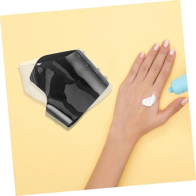 Makeup Mixing Palette Hand Tray for Foundation Concealer and Lipstick Pu Cosmetic Plate for Professionals and Home Use Easy to Clean and Portable