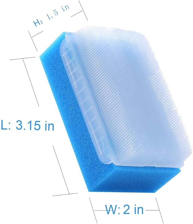 Wellgler's OT Sensory Brush,Autism Sensory Brush for Therapy,Surgical Scrub,Bbaby Sponge for Bathing, Cradle Cap Brush (12Pack)