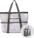 Smanllan Horse Grooming Organizer Bag,8 Pockets Waterproof Horse Grooming Tote Bag with Mesh (White)