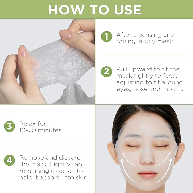 Mediheal Official Best Korean Sheet Mask - Tea Tree Essential Face Mask 4 Sheets Skin Soothing Treat Blemishes Sebum Control For All Skin Types (Pack of 2)