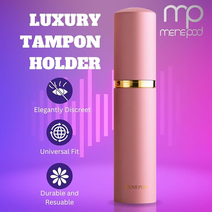 Luxury Tampon Holder For Purse,Cigarette Case,Pad and Bag Storage,Feminine Care,Discreet Travel Essentials Organizer Accessory Ideal for Women, Ladies, and Girls (Velvet Rose)