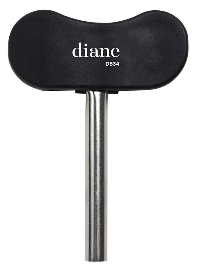 Diane Pro Grip Color Key, Ergonomic Hair Dye Tube Squeezer for Salon Professionals, Salon Essentials, Ideal for Stylists and at Home Colorists, Essential Hair Color Key Black