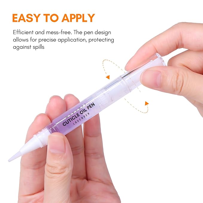 Makartt Cuticle Oil Pen Nail Care: 12pcs Repair and Softener with Vitamin E, Moisturizer Kit for Acrylic Nails, Art Accessory for Manicure and Pedicure, DIY Home Salon Use