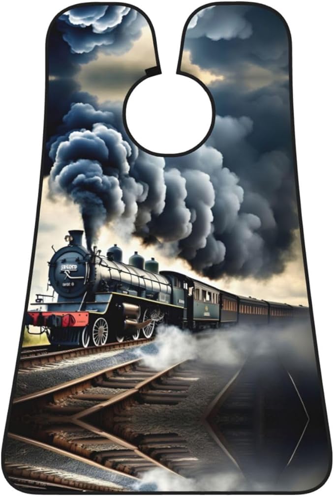 Colorful Giraffe Fans Lovers Print Beard Bib Shaving Apron, Beard Hair Trimming Cape Gift For Dad