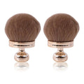 2 Pcs Extra Large Self Tanner Brush 70mm Self Tanning Brush for Body Makeup, Back Tanning Applicator Kabuki Brushes Powder Fondation Bronzer Blending Back Lotion Sunscreen Applicator Stocking Stuffers